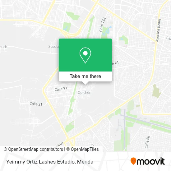 Yeimmy Ortiz Lashes Estudio map