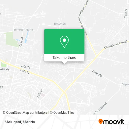 Melugeni map