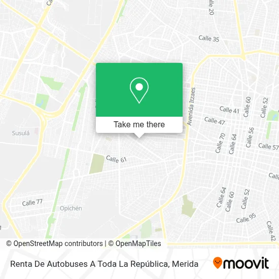 Renta De Autobuses A Toda La República map