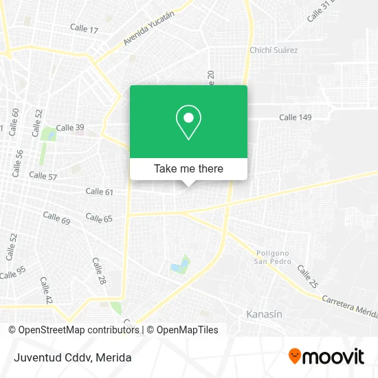 Juventud Cddv map