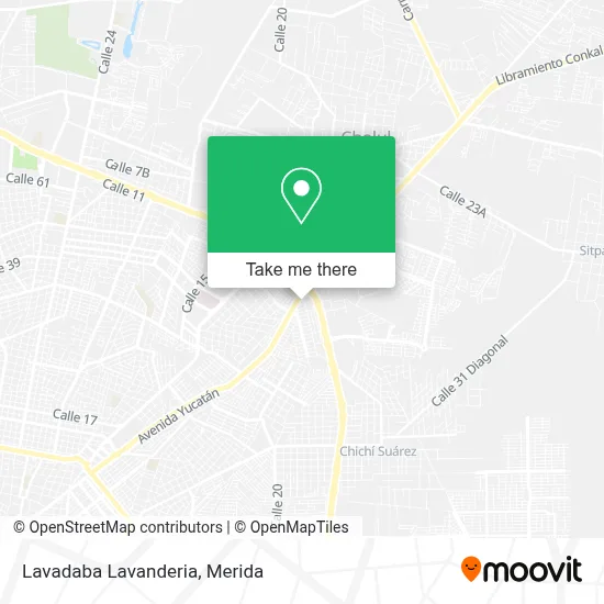 Lavadaba Lavanderia map