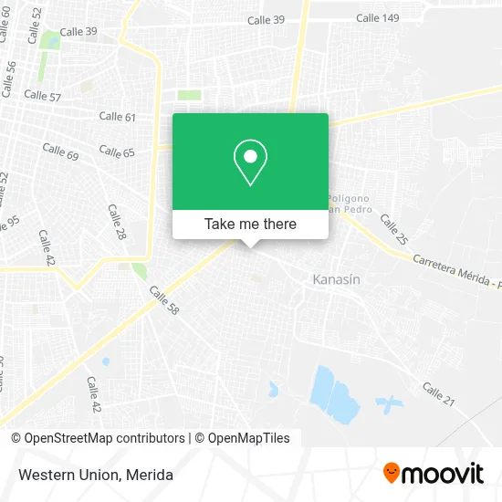 Western Union map
