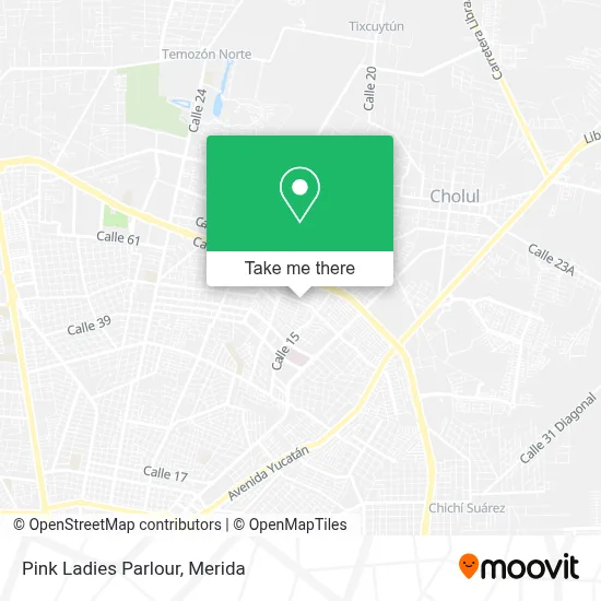 Pink Ladies Parlour map
