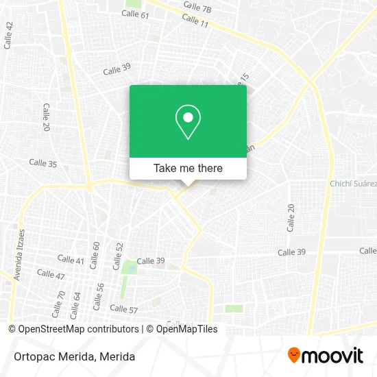 Ortopac Merida map