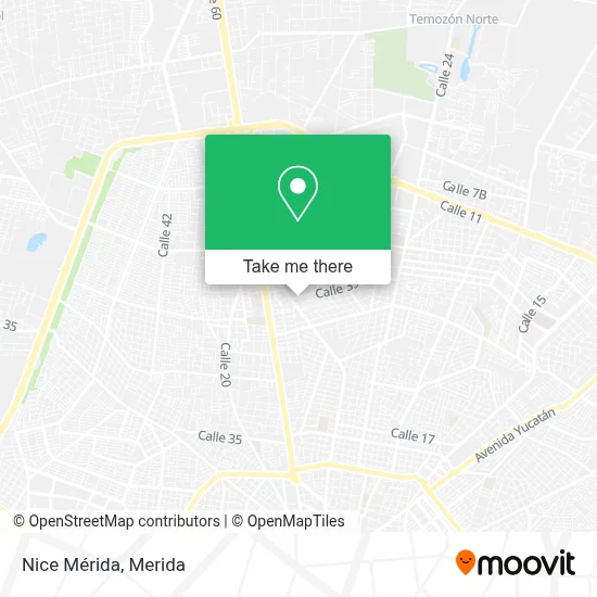 Nice Mérida map
