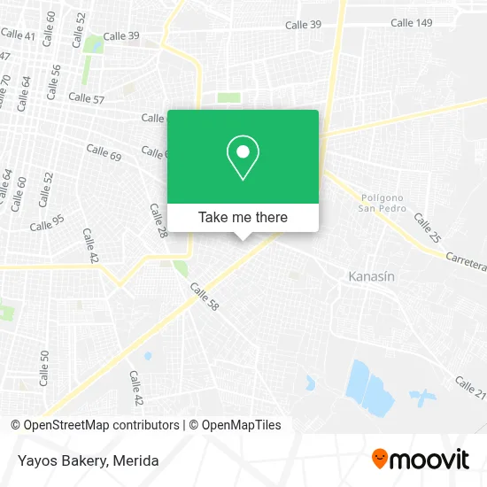 Yayos Bakery map