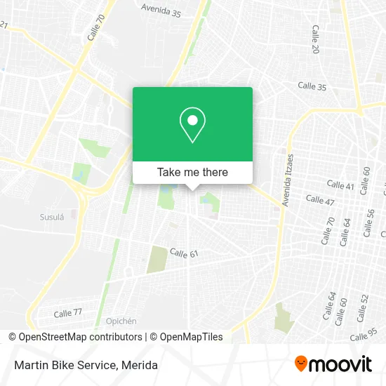Martin Bike Service map