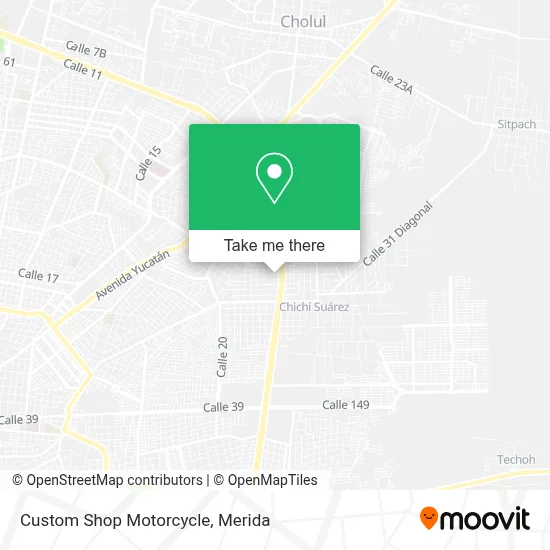 Custom Shop Motorcycle map