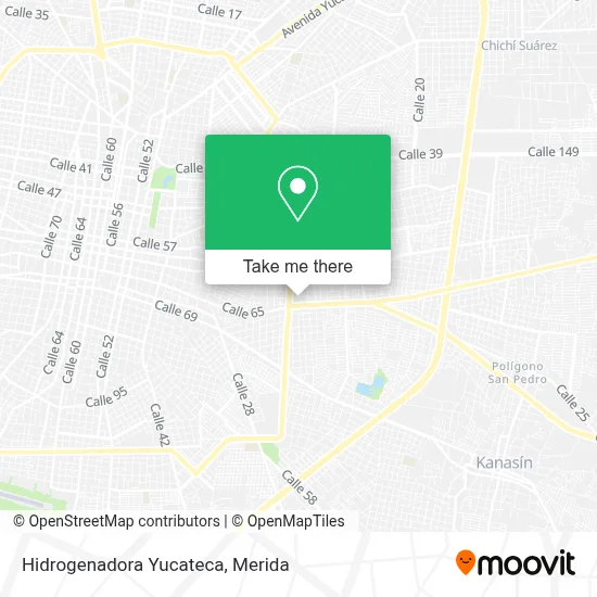 Hidrogenadora Yucateca map