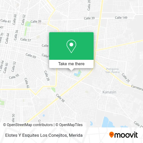 Elotes Y Esquites Los Conejitos map
