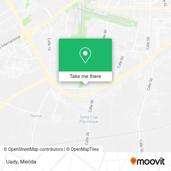 Uady map