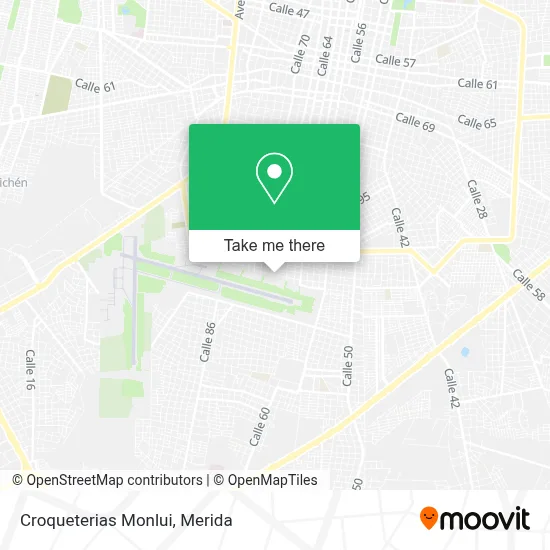 Croqueterias Monlui map
