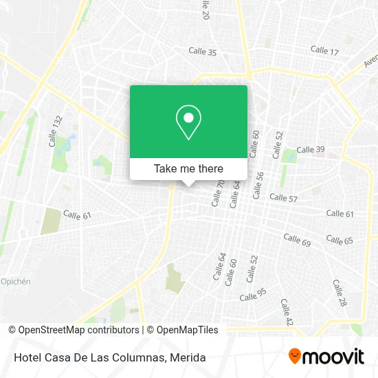 Hotel Casa De Las Columnas map