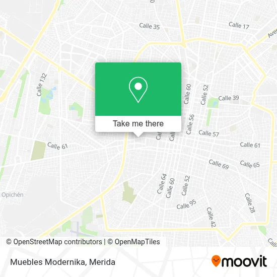Muebles Modernika map
