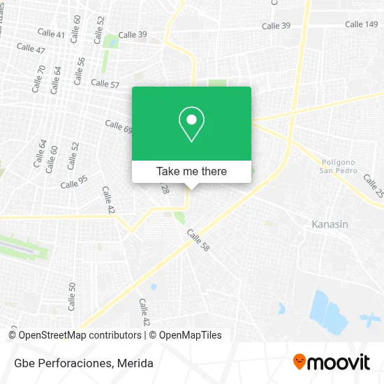 Gbe Perforaciones map
