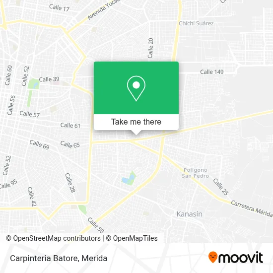 Carpinteria Batore map