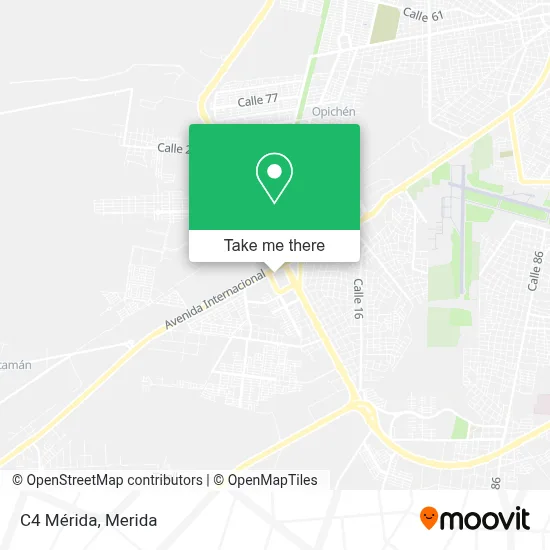 C4 Mérida map