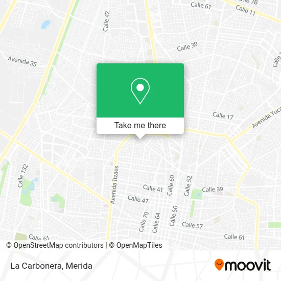 La Carbonera map