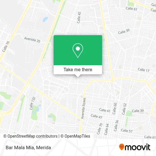 Bar Mala Mia map