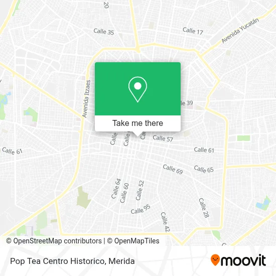 Pop Tea Centro Historico map