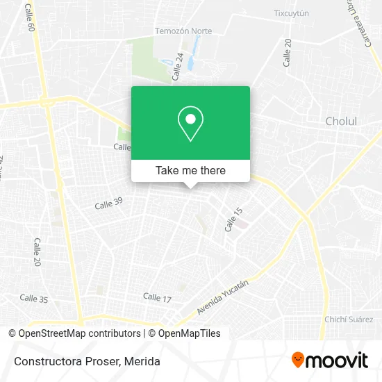 Constructora Proser map