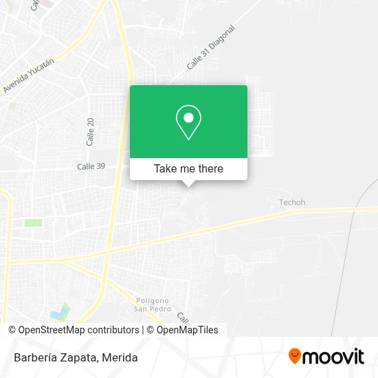 Barbería Zapata map