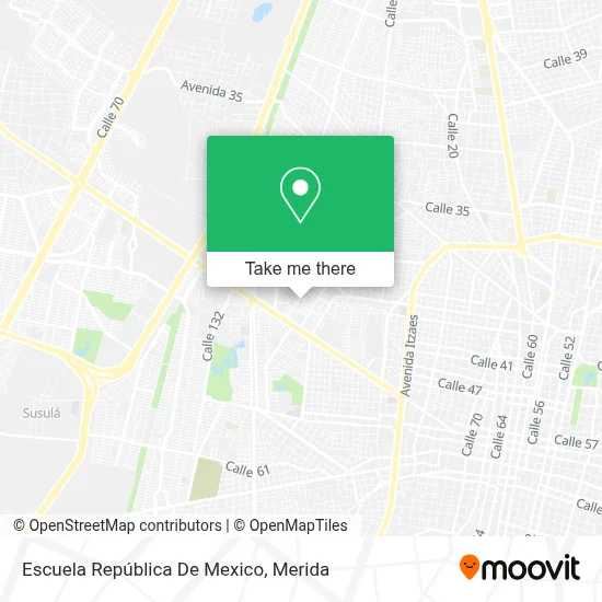 Escuela  República De Mexico map