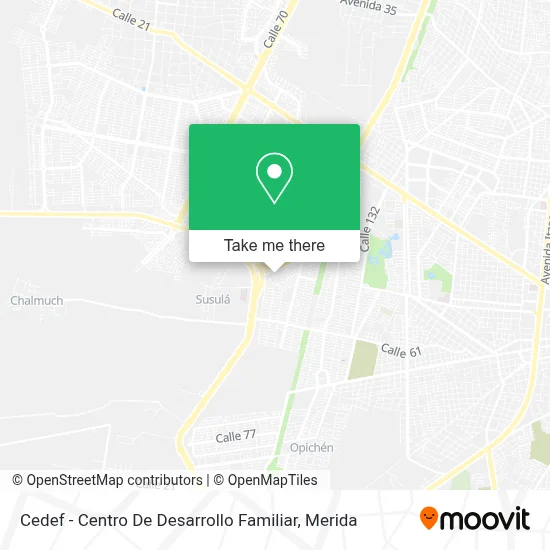 Cedef - Centro De Desarrollo Familiar map