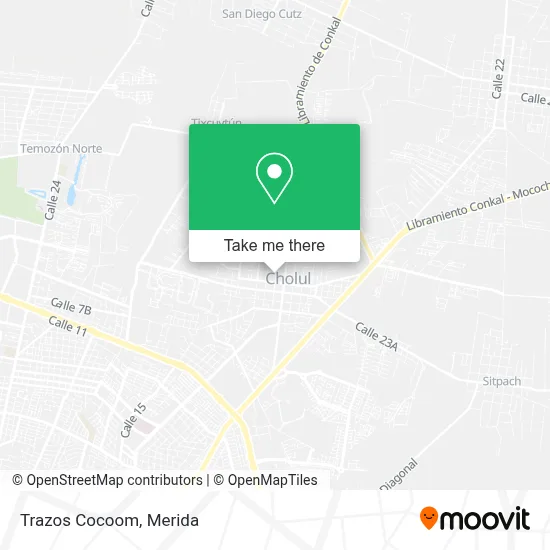 Trazos Cocoom map