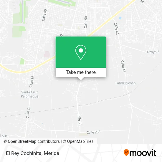 El Rey Cochinita map