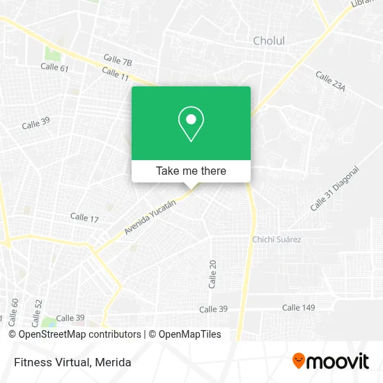 Fitness Virtual map