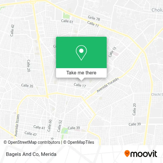 Bagels And Co map