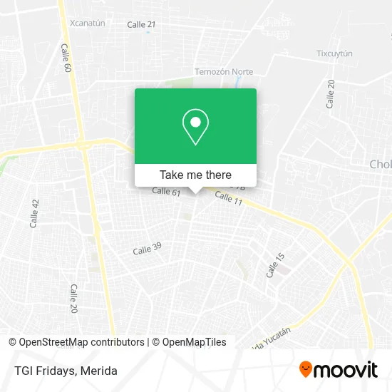 Tgi Fridays map