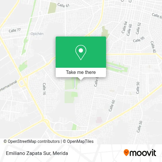 Emiliano Zapata Sur map