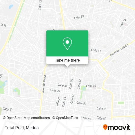 Total Print map