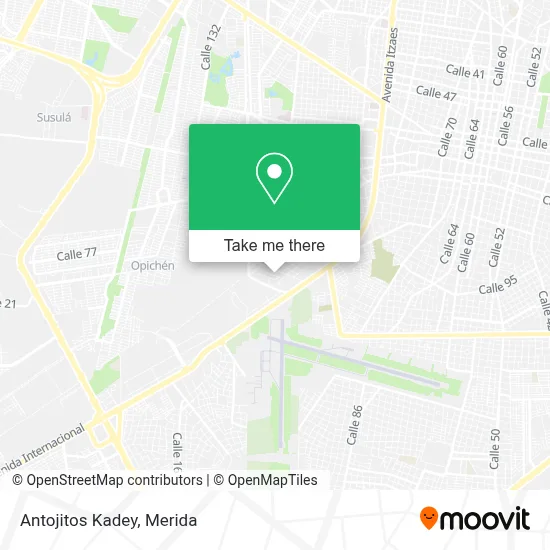 Antojitos Kadey map
