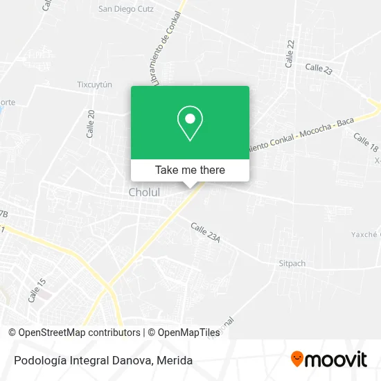 Podología Integral Danova map
