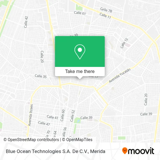 Blue Ocean Technologies S.A. De C.V. map