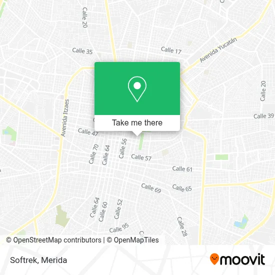 Softrek map