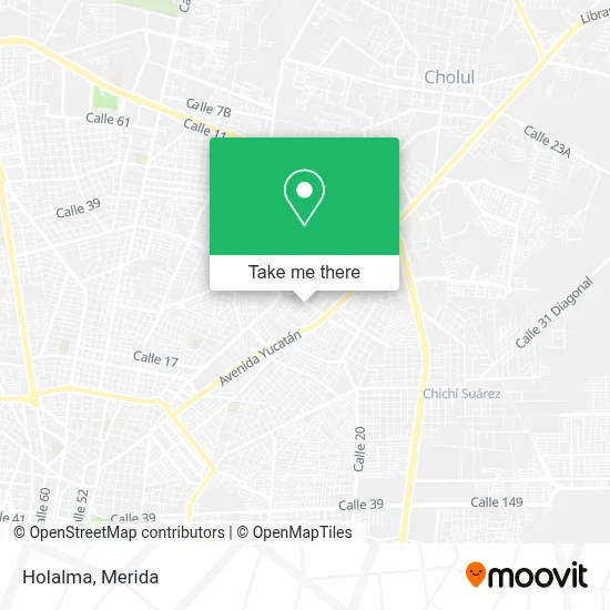 Holalma map