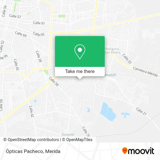 Ópticas Pacheco map