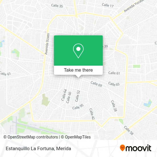 Estanquillo La Fortuna map