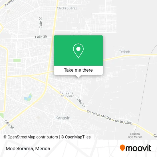 Modelorama map