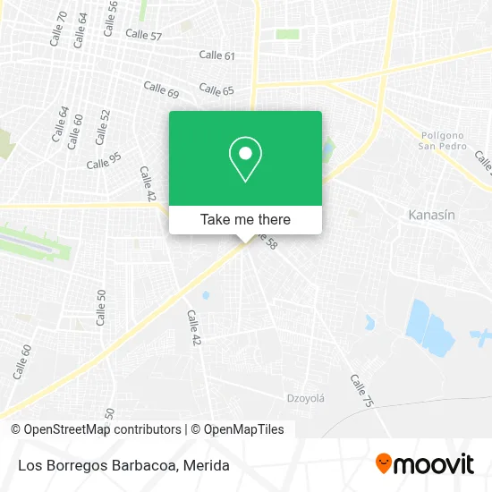Los Borregos Barbacoa map