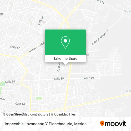 Impecable Lavandería Y Planchaduria map