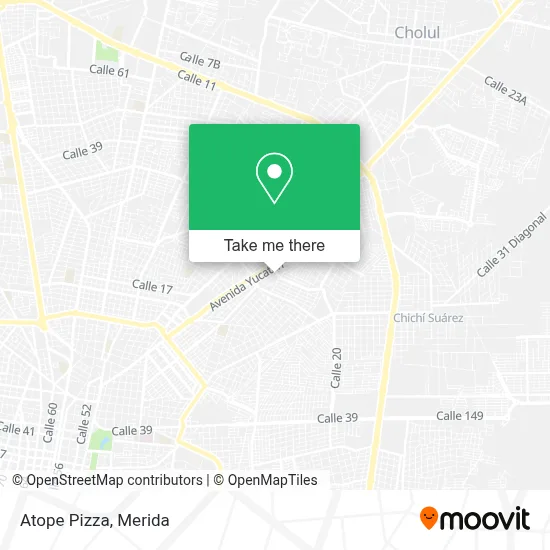 Atope Pizza map