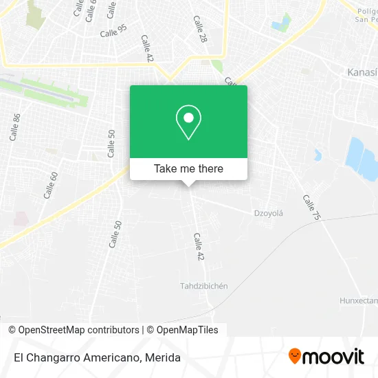 El Changarro Americano map