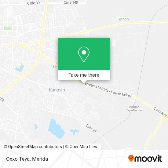 Oxxo Teya map