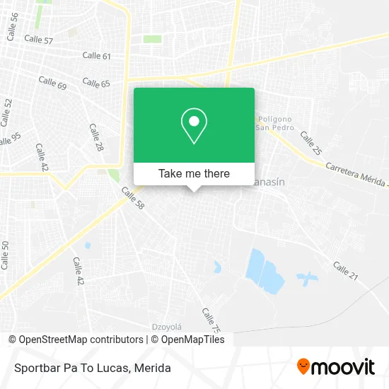 Sportbar Pa To Lucas map