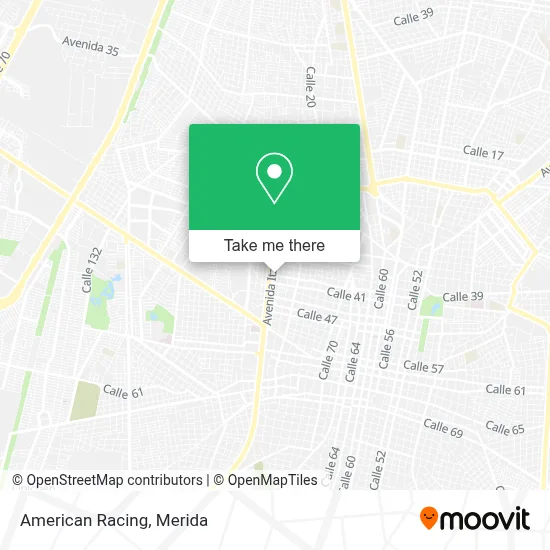 American Racing map